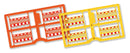 PREORDER Busch HO 1108 Barrier / Fence Ornge/Yel
