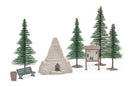 PREORDER Busch HO 1861 Obelist in the Forest