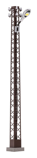 PREORDER Busch HO 4185 Lamp with Rusty Mast Ylw Sqr