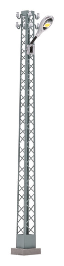 PREORDER Busch HO 4187 Lamp with Latic Mast Wht Ovl