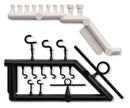 PREORDER Busch HO 7747 Wall-Mount Power Utility Service Connections, 24 Brackets & Insulators
