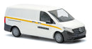 PREORDER Busch HO 54805 Mercedes-Benz Vito Cargo Van, Assembled, Liebherr (white, yellow, black)