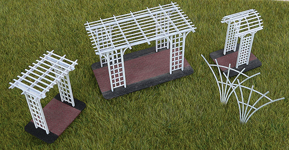 GCLaser O 1234 Pergola Set Kit (Laser-Cut Wood)