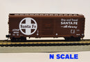 PREORDER Value Trains USA HO 40-300 40' PS-1 Boxcar, Atchison Topeka & Santa Fe All The Way