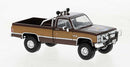Brekina HO 19653 1981 GMC Sierra Grande Pickup Truck, Assembled, Colt Edition (2-Tone Brown)