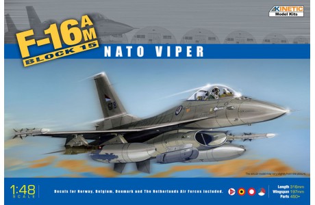 Kinetic Model Kits 48002 1/48 F-16A MLU