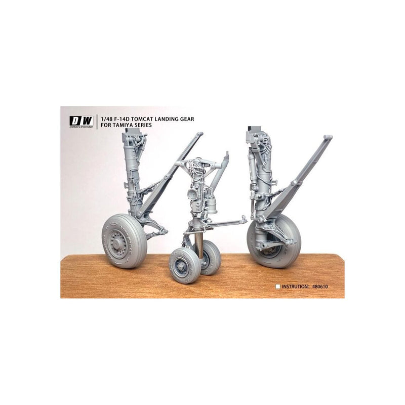 Detail & Wonder Studio 1/48 F-14D Landing Gear for TAMIYA Kit