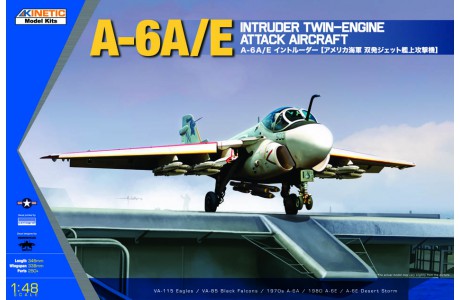 Kinetic Model Kits 48034 1/48 A-6A/E INTRUDER (METAL WING)