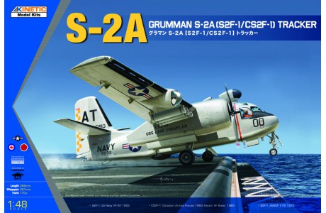 Kinetic Model Kits 48039 1/48 S-2A TRACKER (S2F-1)