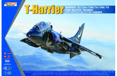 Kinetic Model Kits 48040 1/48 T-Harrier T2/T4/T8