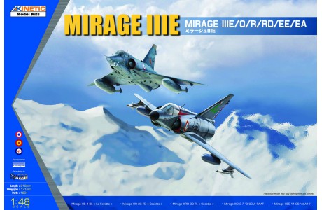 Kinetic Model Kits 48050 1/48 MIRAGE IIIE/O