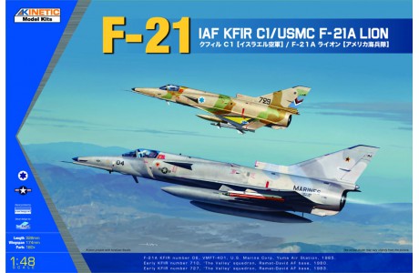 Kinetic Model Kits 48053 1/48 F-21/KFIR C1