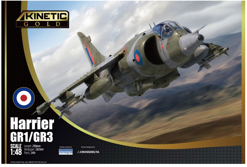 Kinetic Model Kits 48060 Harrier GR.1/GR.3