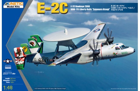 Kinetic Model Kits 48066 1/48 E-2C Hawkeye 2000 VAW-115 Liberty Bells Sayonara Atsugi