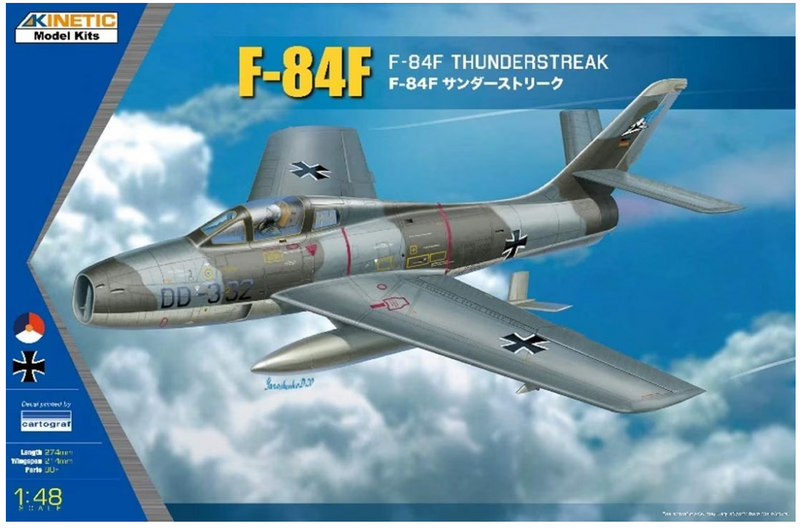 Kinetic Model Kits 48068 F-84F Thunderstreak 1:48