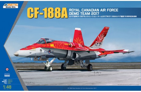 Kinetic Model Kits 48070 1/48 CF-188A 2017 DEMO PLANE