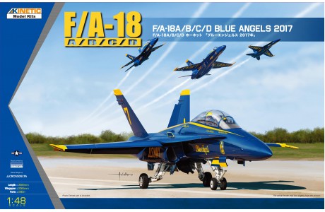 Kinetic Model Kits 48073 1/48 F-18 Blue Angel 2017