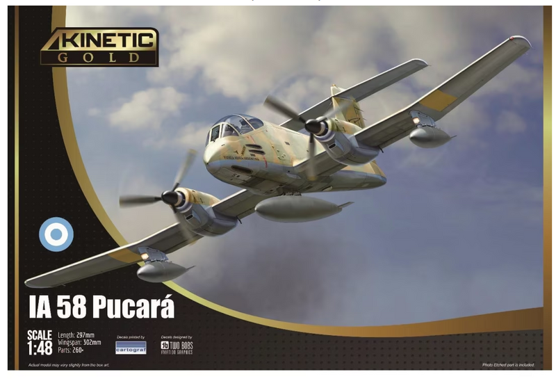 Kinetic Model Kits 48078 1/48 IA 58 Pucara