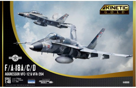 Kinetic Model Kits 48088 1/48 F/A-18A/C/D Aggressor VFC-12 & VFA-204