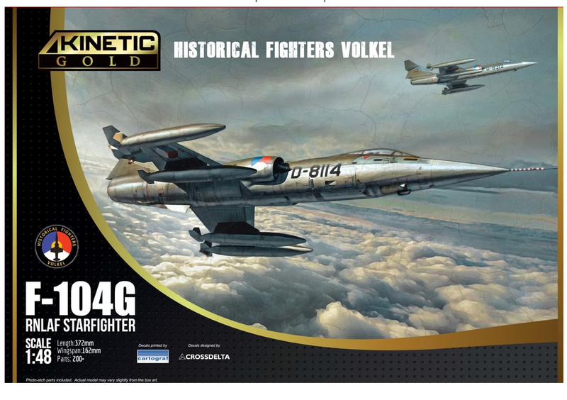 Kinetic Model Kits 48090 F-104G RNLAF Starfighter Historical Fighters Volkel 1/48