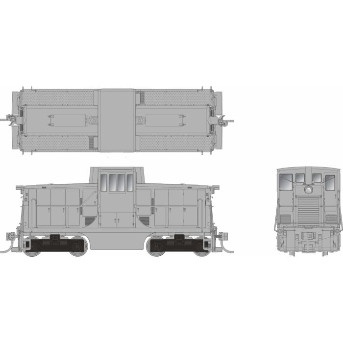 PREORDER Rapido 48096 HO GE 44 Tonner DC Undec II