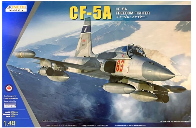 Kinetic Model Kits 48109 CF-5A Freedom Fighter 1/48