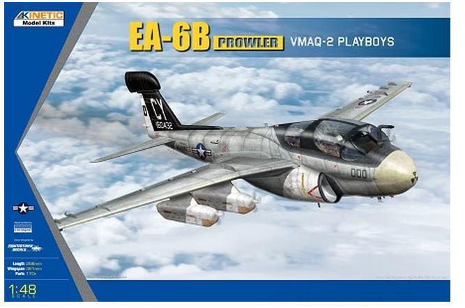 Kinetic Model Kits 48112 EA-6B Prowler VMAQ-2 Playboys 1/48