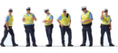 PREORDER Preiser HO 10777 Police with Safety Vests 6/