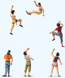 PREORDER Preiser HO 10808 Asian Free Climbers 6/