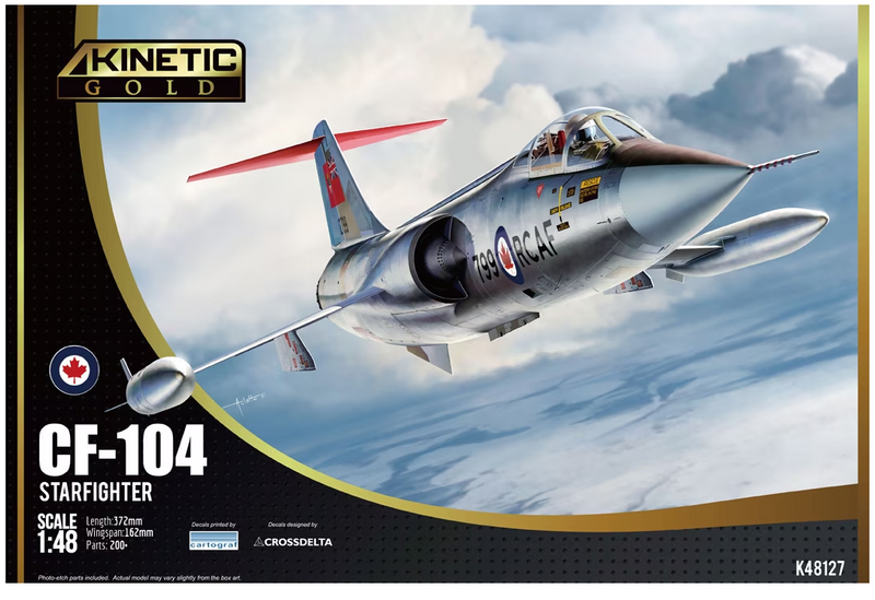 Kinetic Model Kits 48127 CF-104 Starfighter 1/48