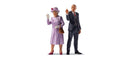 PREORDER Preiser HO 28283 Queen Elzbth & Prince Phi