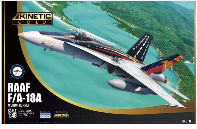 Kinetic Model Kits 48131 RAAF F/A-18A Worimi Hornet 1/48