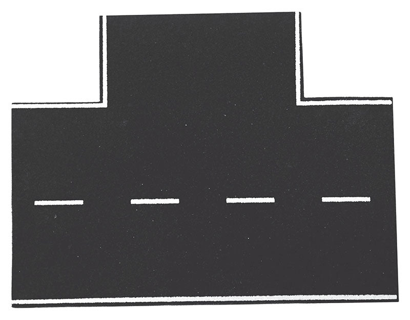 PREORDER Vollmer HO 48291 Stone Art Asphalt Street with Groove for Magnetic Tape, 90 Degree Intersection 15 x 11.5cm
