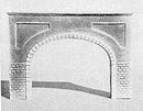 Pre-Size Model Specialties N 30206 Double Track Tunnel Portal, Cut Stone, 2-3/4 x 3-7/8" 6.9 x 9.7cm