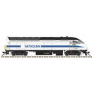 PREORDER Atlas HO 10004979 Motive Power Industries MP36PH-3C, Master Silver Locomotive Metrolink