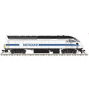 PREORDER Atlas HO 10004977 Motive Power Industries MP36PH-3C, Master Silver Locomotive Metrolink