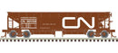 Atlas HO 20006801 70-Ton Hart Ballast Car, Master, Canadian National 301190 (Boxcar Red, white)