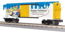 MTH RailKing O 30-74824 Happy Holidays Box Car, Christmas