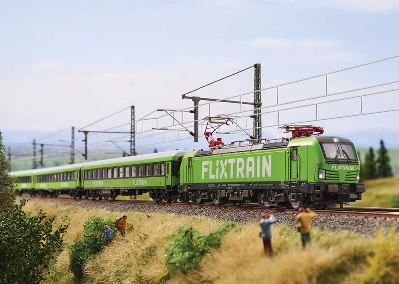 PREORDER Minitrix N T16835 Siemens Vectron Class 193 Electric, Minitrix Locomotive FlixTrain