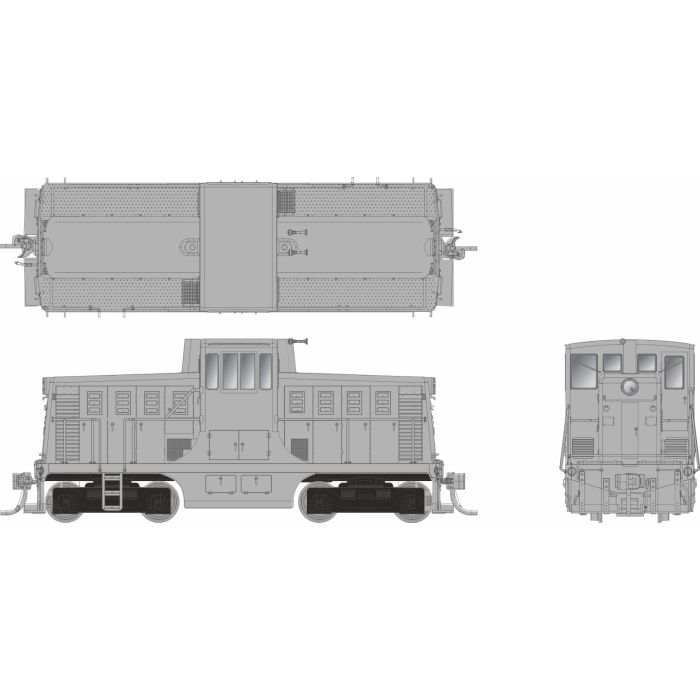 PREORDER Rapido 48094 HO GE 44 Tonner DC Undec Ib