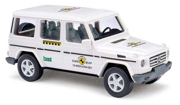 Busch Gmbh & Co Kg 51470 2008 Mercedes-Benz G-Klasse SUV - Assembled -- Crash Test Markings (white), HO Scale