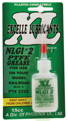 Excelle Lubricants 2222 XL NLGI PTFE Grease 2, 1/2oz