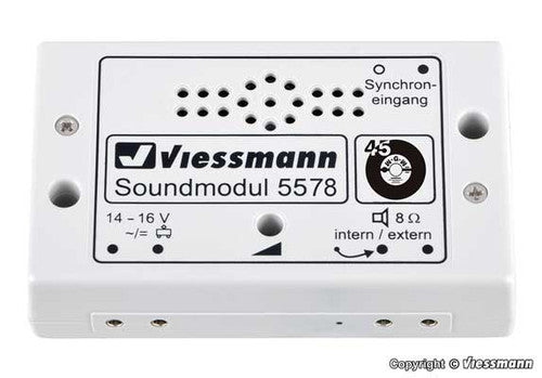 Viessmann Modellspielwaren HO 5578 Jukebox Sound Module, Plays 1950s-1960s Hits