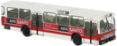 PREORDER Brekina HO 50833 1969-1970s Mercedes-Benz O 305 City Bus, Assembled, Hamburg, Germany (white, red, black, AEG Ad, German Lettering)