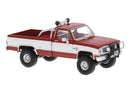 PREORDER Brekina HO 19692 Chevy C10 red & white