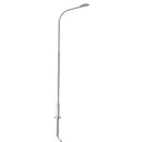 Atlas HO 70000165 Single-Arm Streetlight 3-Pack, Warm White LED, Silver
