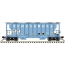 Atlas HO 20007688 Portec 3000 2-Bay Covered Hopper, Master, ATEL Leasing AEQX