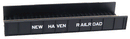 Atlas N 2557 Decorated Code 80 Plate-Girder Bridge, New Haven (black, white)