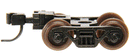 Atlas N 22056 Talgo-Type Freight Car Trucks with Accumate Knuckle Couplers, 70-Ton Roller Bearing 1 Pair