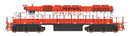 PREORDER Intermountain HO 493307 EMD SD38-2 with DCC, St. Louis, San Francisco (red, white)